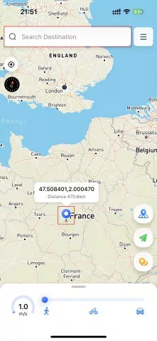 como alterar minha localização no iphone