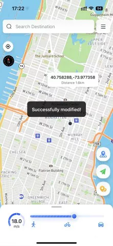 como alterar minha localização no iphone