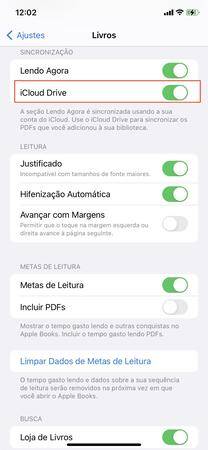 verificar ativação do iCloud Drive