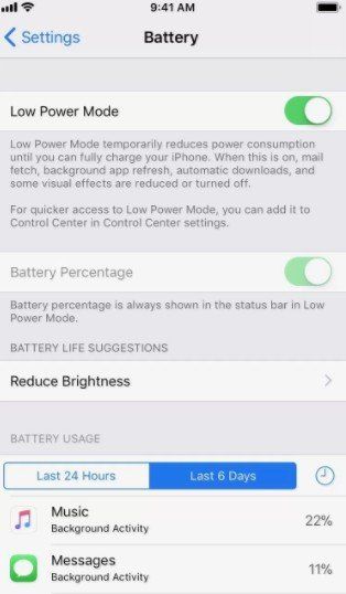 low power mode