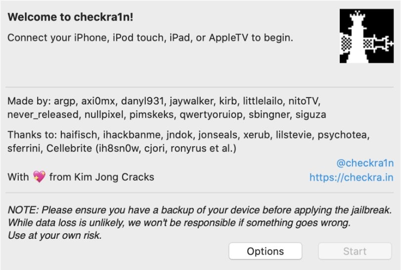 Checkra1n Jailbreak for iOS 14