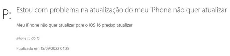 iOS 15.7 novo