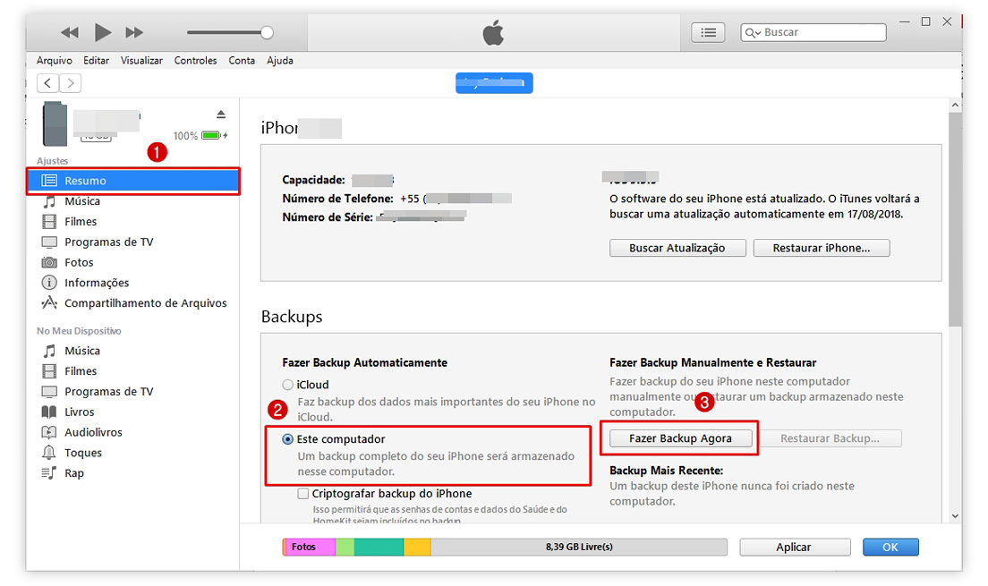 como transferir whatsapp do iphone antigo para iphone 12 com iTunes