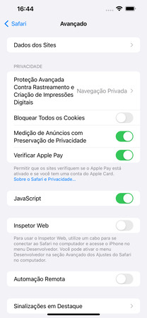 recuperar histórico do Safari no iPad