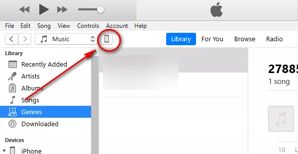 ícone do iTunes do iPhone