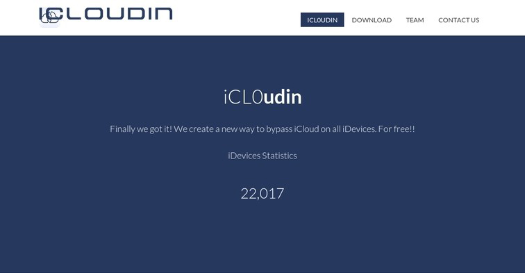 software de ativação para ignorar o bloqueio do icloud icloudin