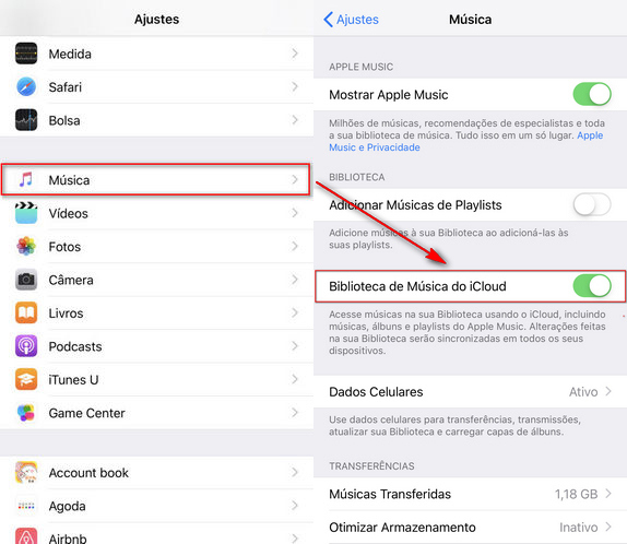 transferir musica do ipad para ipod