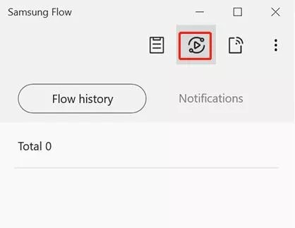 compartilhar tela samsung no pc - samsung flow