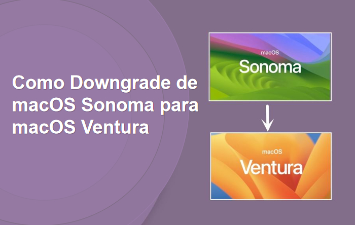 Como Degradar do macOS Sonoma para macOS Ventura