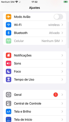 modo avião no iphone