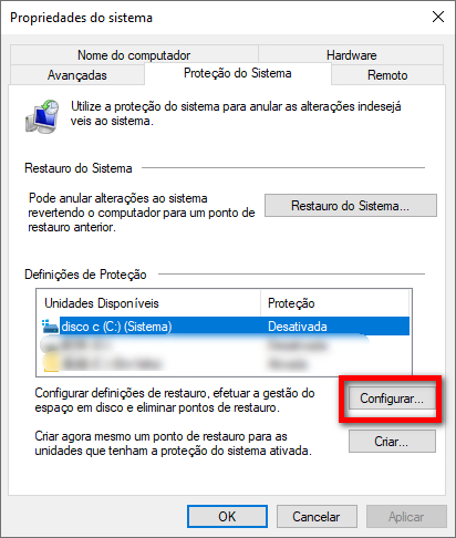 configurar sistema