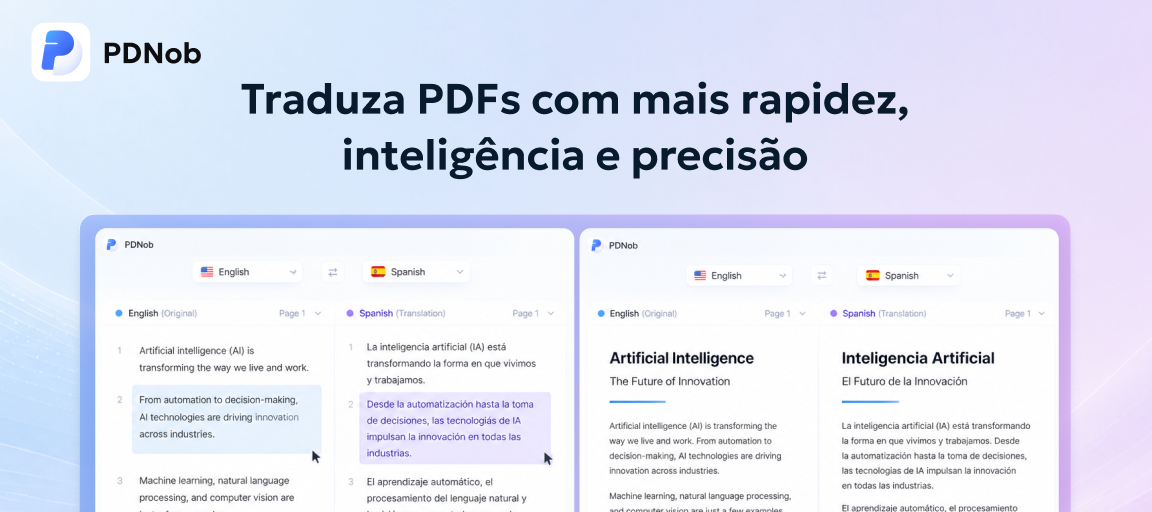 Novo recurso do PDNob 