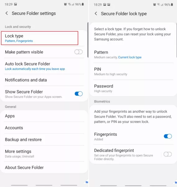 samsung secure folder