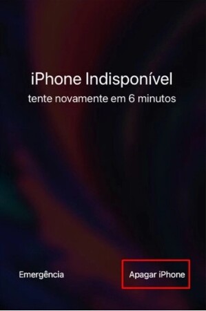 iPhone indisponível