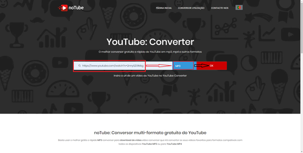site para converter video do youtube