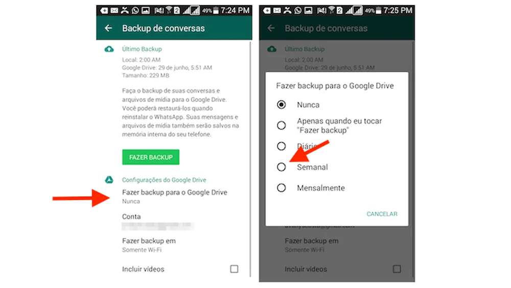 restaurar mensagens do whatsapp iphone