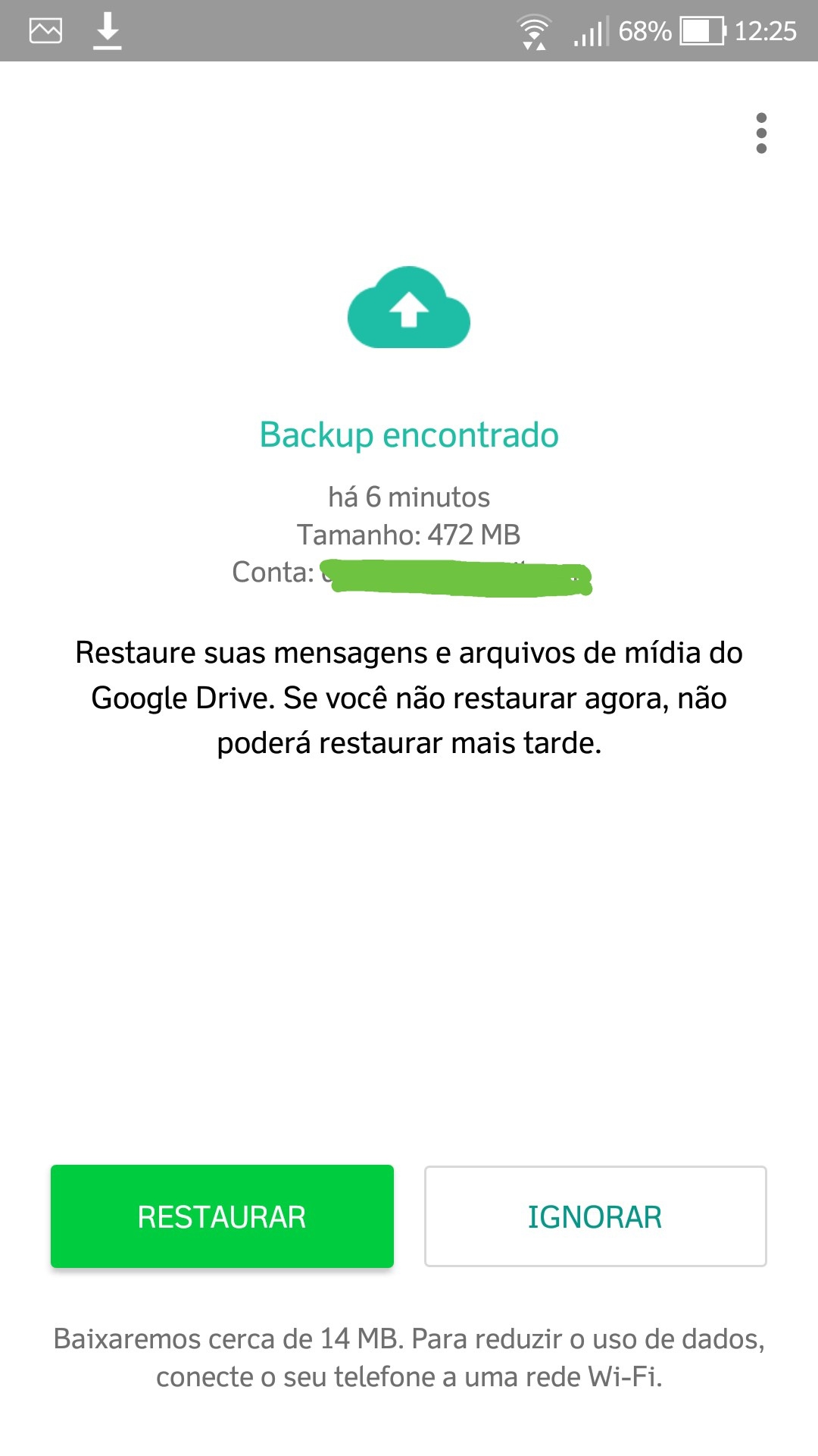 recuperar as figurinhas do whatsapp