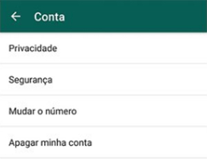 Como apagar a conta do WhatsApp