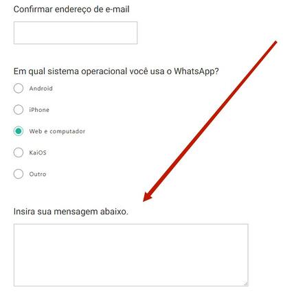 contacte suporte para recuperar whatsapp banido