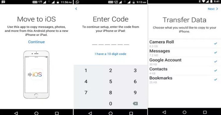 migrar whatsapp android para ios