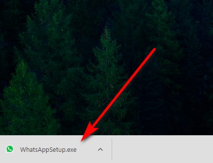abrir apk do whatsapp desktop