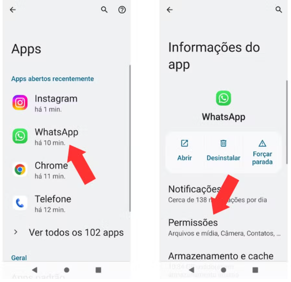 acessar fotos