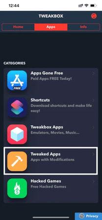 Download TweakBox iPhone - Baixar para iOS Grátis