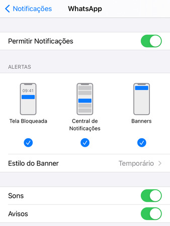 whatsapp nao aparece as conversas