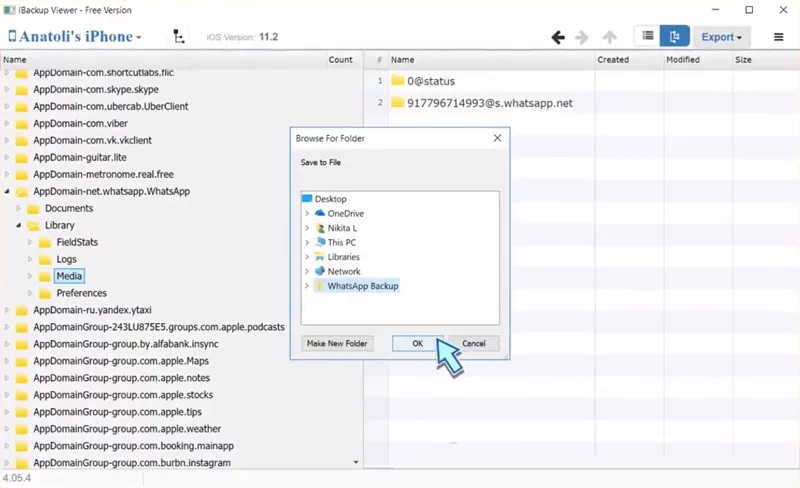 transferir whatsapp ios para android com wizzapmigrator etapa 2