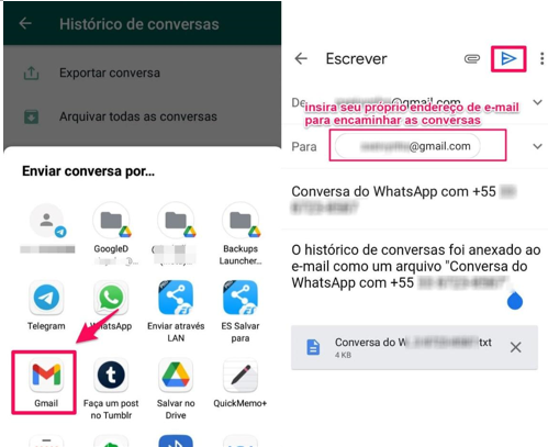 transferir backup whatsapp google drive para iphone