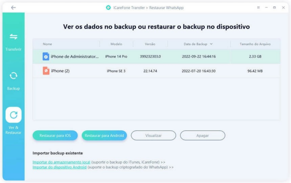 Fazer backup antes de WhatsApp vai parar de funcionar